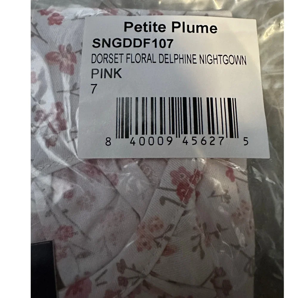Petite Plume Girl's Delphine L/S Nightgown in Dorset Floral Size 7 New with tags